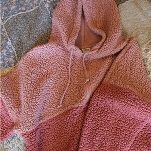 PINK Victoria's Secret Blush Sherpa Jacket